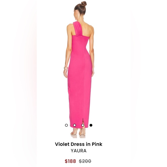Yaura violet dress in pink size US 2 or UK6 - Picture 4 of 6